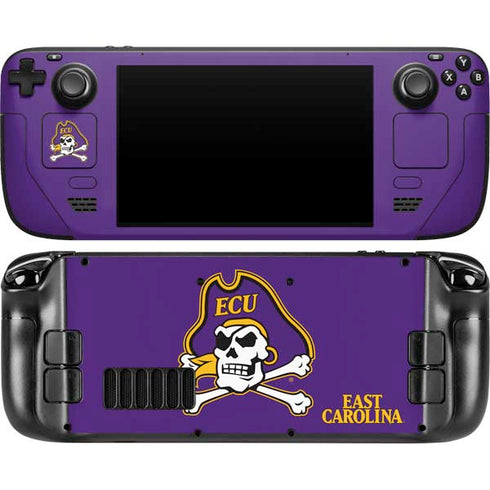 East Carolina University ECU Pirates Steam Deck Handheld Gaming Computer OLED Skin