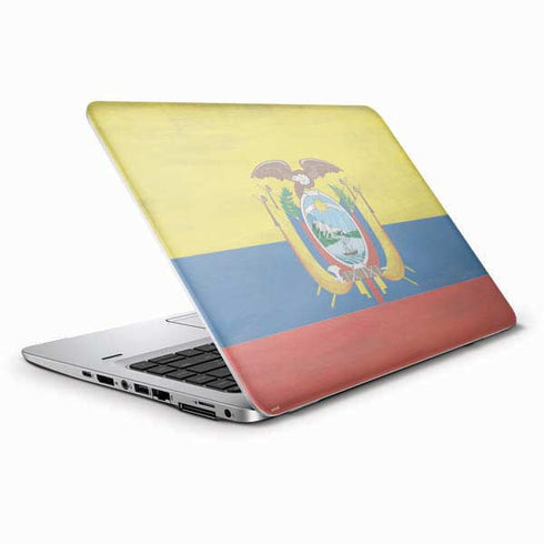 Ecuador Flag Distressed HP Elitebook Skin