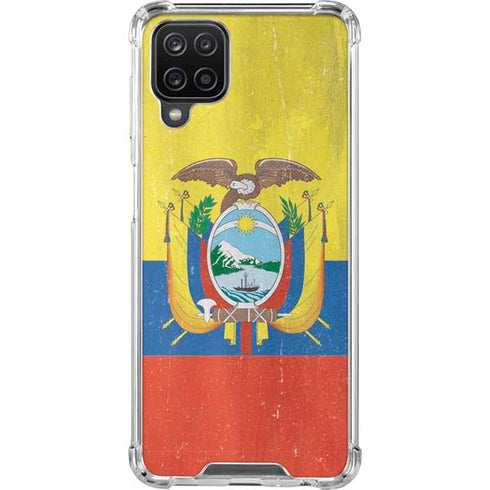 Ecuador Flag Distressed Galaxy Cases
