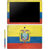 Ecuador Flag Distressed Galaxy Book 12in Skin