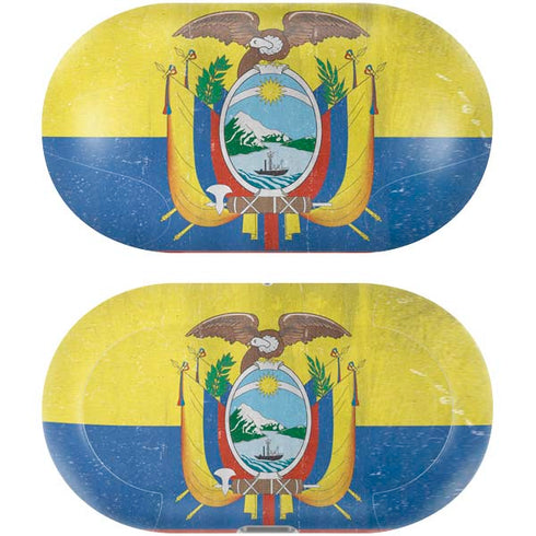 Ecuador Flag Distressed Galaxy Buds Plus Skin