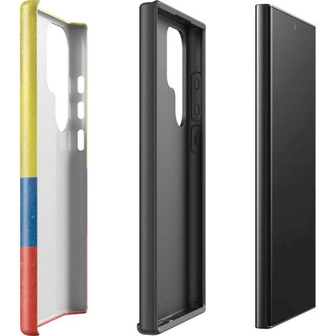 Ecuador Flag Distressed Galaxy S25 Ultra Impact Case