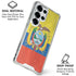Ecuador Flag Distressed Galaxy S25 Ultra Clear Case