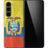 Ecuador Flag Distressed Galaxy Z Fold5 5G Skin