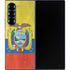 Ecuador Flag Distressed Galaxy Z Fold6 Skin