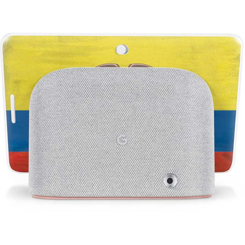 Ecuador Flag Distressed Google Home Hub Skin
