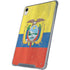 Ecuador Flag Distressed iPad 11th Gen (2025) Clear Case