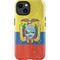 Ecuador Flag Distressed iPhone 15 Impact Case
