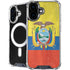 Ecuador Flag Distressed iPhone 16 MagSafe Case