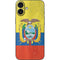 Ecuador Flag Distressed iPhone 16 Plus Skin