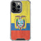 Ecuador Flag Distressed iPhone 16 Pro Clear Case
