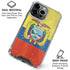 Ecuador Flag Distressed iPhone 16 Pro Clear Case