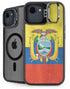 Ecuador Flag Distressed iPhone 16e Kickstand Case
