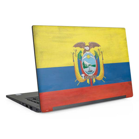 Ecuador Flag Distressed Dell Latitude Skin