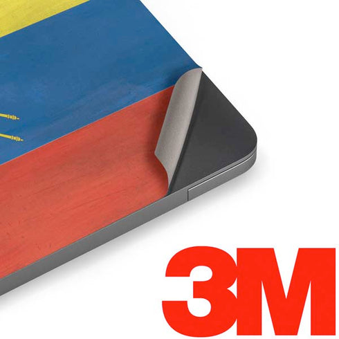 Ecuador Flag Distressed Apple MacBook Air Skin