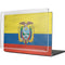 Ecuador Flag Distressed MacBook Cases