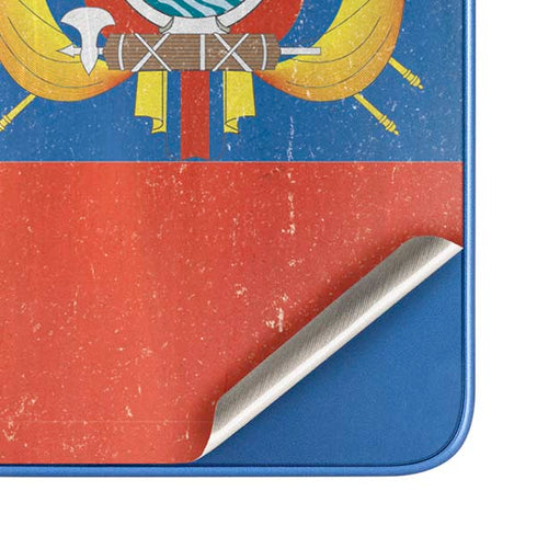 Ecuador Flag Distressed Moto G Play 4G (2024) Skin