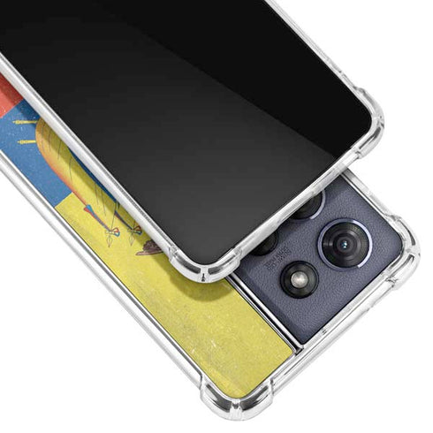 Ecuador Flag Distressed Moto G Stylus 5G (2025) Clear Case