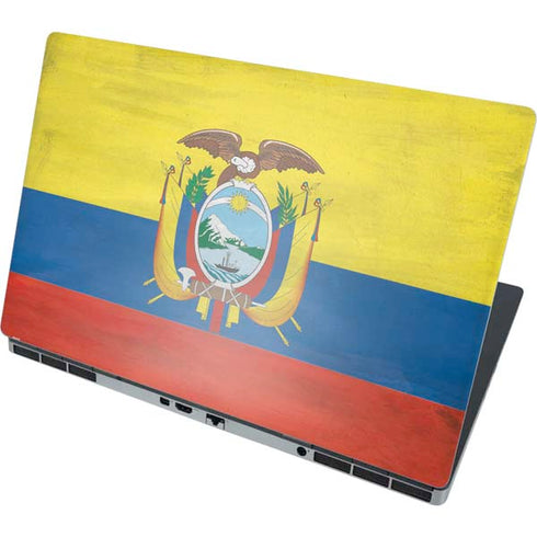 Ecuador Flag Distressed Dell Precision Skin