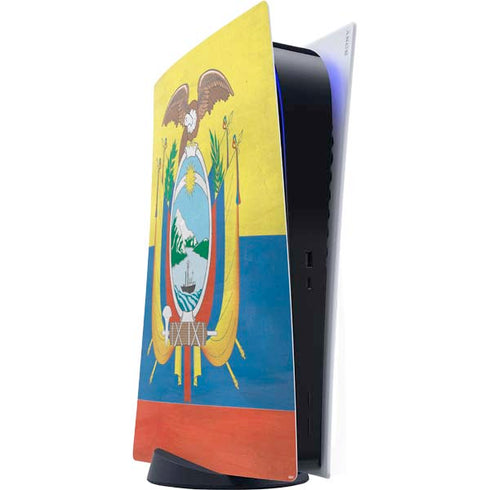 Ecuador Flag Distressed PlayStation PS5 Skins