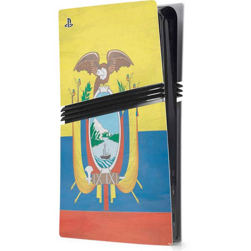 Ecuador Flag Distressed PlayStation PS5 Skins