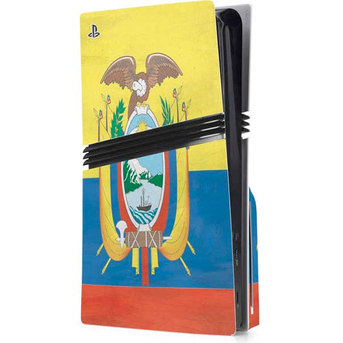 Ecuador Flag Distressed PlayStation PS5 Skins