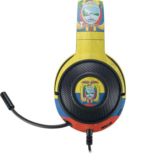 Ecuador Flag Distressed Razer Kraken X Skin