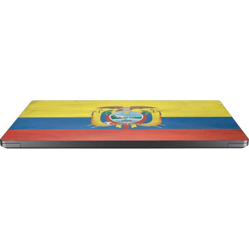 Ecuador Flag Distressed Surface Laptop 7 13.8in Skin