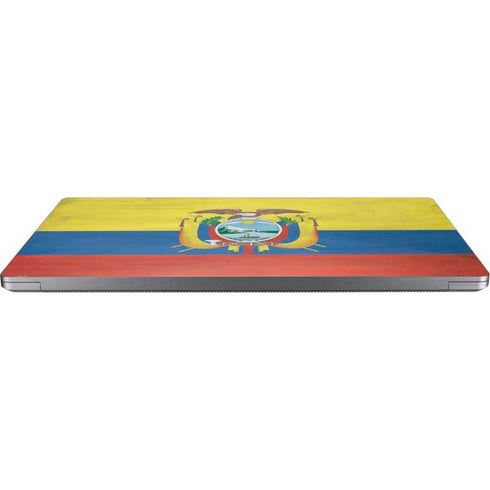Ecuador Flag Distressed Laptop Skins