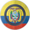 Ecuador Flag Distressed Wireless Charger Skin