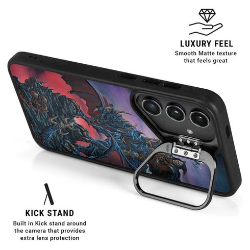 Ed Beard Jr. Dragon Reaper by Ed Beard Jr Galaxy S25 Kickstand Case