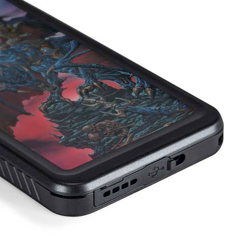 Ed Beard Jr. Dragon Reaper by Ed Beard Jr Galaxy S24 Waterproof Case