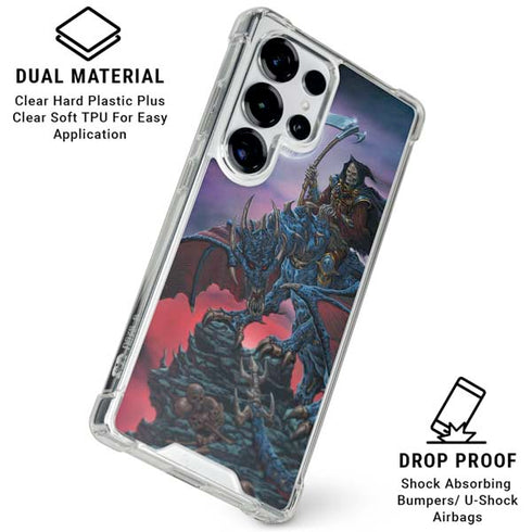 Ed Beard Jr. Dragon Reaper by Ed Beard Jr Galaxy S25 Ultra Clear Case