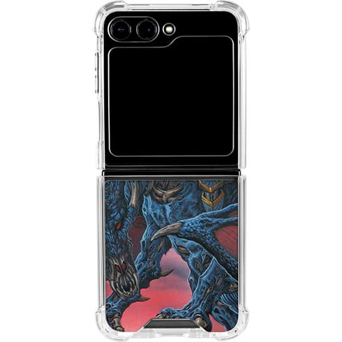 Ed Beard Jr. Dragon Reaper by Ed Beard Jr Galaxy Z Flip6 Clear Case