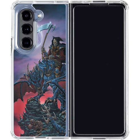 Ed Beard Jr. Dragon Reaper by Ed Beard Jr Galaxy Z Fold5 5G Clear Case
