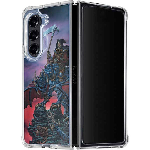 Ed Beard Jr. Dragon Reaper by Ed Beard Jr Galaxy Z Fold5 5G Clear Case