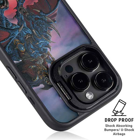 Ed Beard Jr. Dragon Reaper by Ed Beard Jr iPhone 14 Pro Kickstand Case