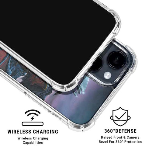 Ed Beard Jr. Dragon Reaper by Ed Beard Jr iPhone 15 Clear Case