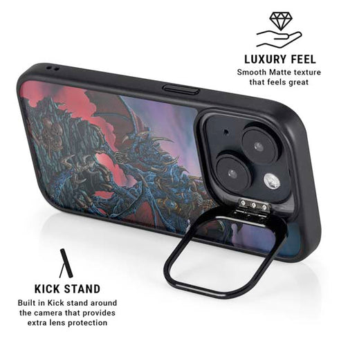 Ed Beard Jr. Dragon Reaper by Ed Beard Jr iPhone 15 Kickstand Case