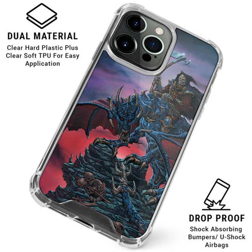 Ed Beard Jr. Dragon Reaper by Ed Beard Jr iPhone 16 Pro Max Clear Case