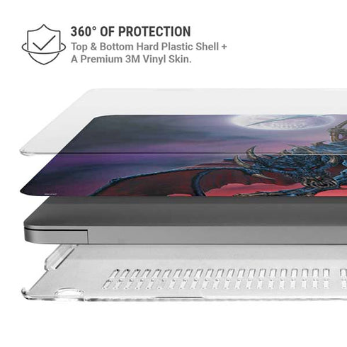 Ed Beard Jr. Dragon Reaper by Ed Beard Jr MacBook Pro 14in (2021-24) Case plus Skin