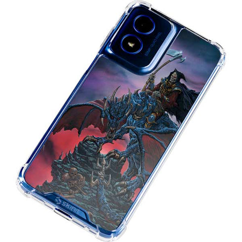Ed Beard Jr. Dragon Reaper by Ed Beard Jr Moto G 5G (2024) Clear Case