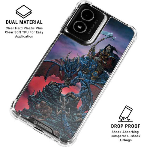 Ed Beard Jr. Dragon Reaper by Ed Beard Jr Moto G Power 5G (2024) Clear Case