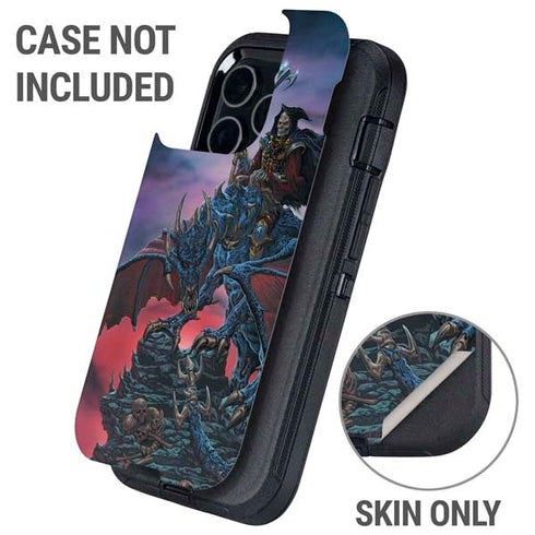 Ed Beard Jr. Dragon Reaper by Ed Beard Jr Otterbox Defender iPhone Skin