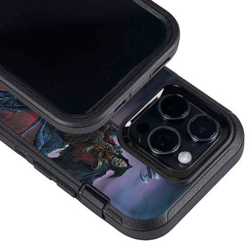 Ed Beard Jr. Dragon Reaper by Ed Beard Jr Otterbox Defender iPhone Skin