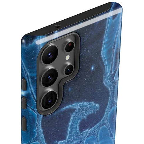 Ed Beard Jr. Winter Spirit Dragon by Ed Beard Jr Galaxy S23 Ultra Pro Case