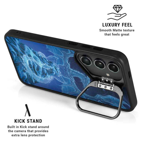 Ed Beard Jr. Winter Spirit Dragon by Ed Beard Jr Galaxy S24 FE Kickstand Case