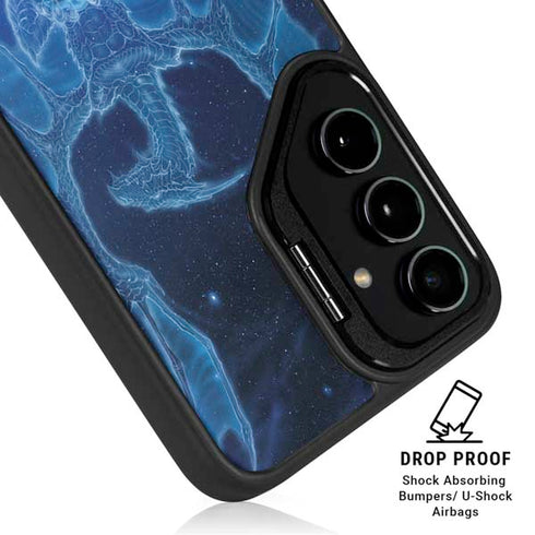 Ed Beard Jr. Winter Spirit Dragon by Ed Beard Jr Galaxy S25 Plus Kickstand Case