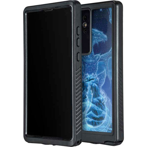 Ed Beard Jr. Winter Spirit Dragon by Ed Beard Jr Galaxy S24 Ultra Waterproof Case