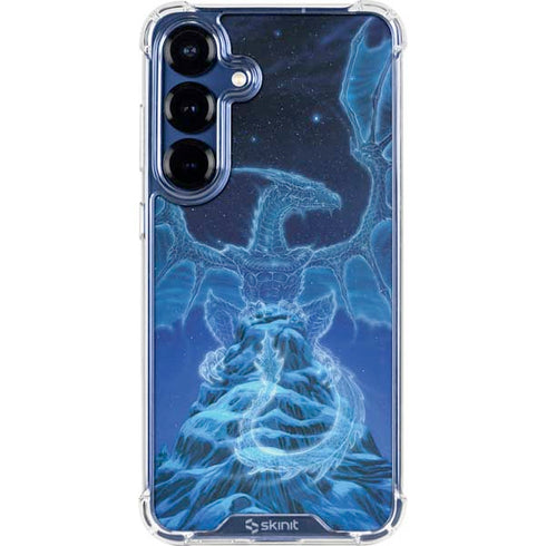 Ed Beard Jr. Winter Spirit Dragon by Ed Beard Jr Galaxy S25 Clear Case